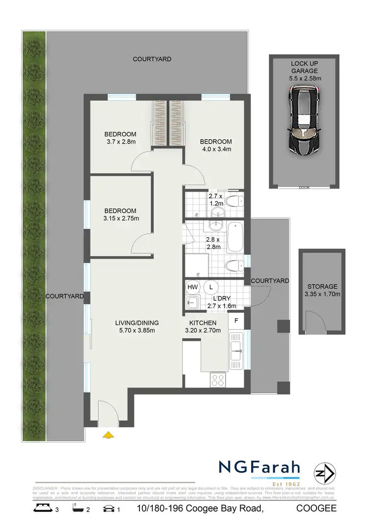 Floorplan of Homely apartment listing, 10/180-196 Coogee Bay Road, Coogee NSW 2034