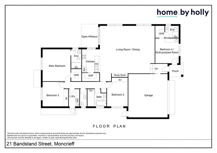 Floorplan of Homely house listing, 21 Bandstand Street, Moncrieff ACT 2914