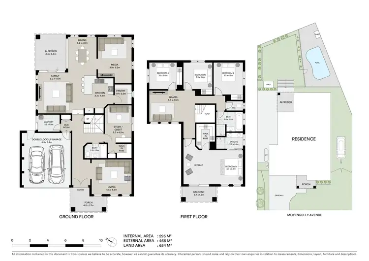 Floorplan of Homely house listing, 64 Moyengully Avenue, Mount Annan NSW 2567