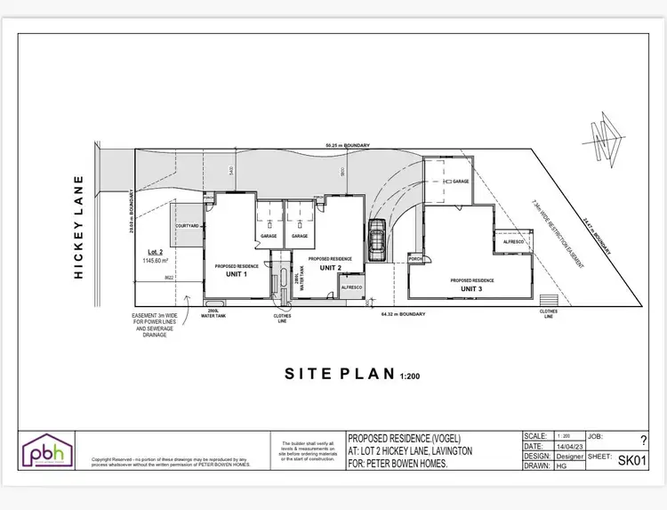 Floorplan of Homely land listing, 12 Hickey Lane, Lavington NSW 2641