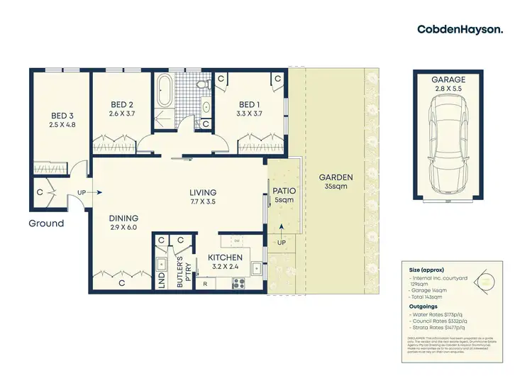 Floorplan of Homely apartment listing, 2/37-45 Drummoyne Avenue, Drummoyne NSW 2047