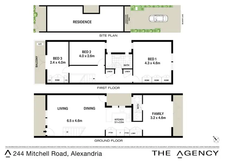 Floorplan of Homely house listing, 244 Mitchell Road, Alexandria NSW 2015