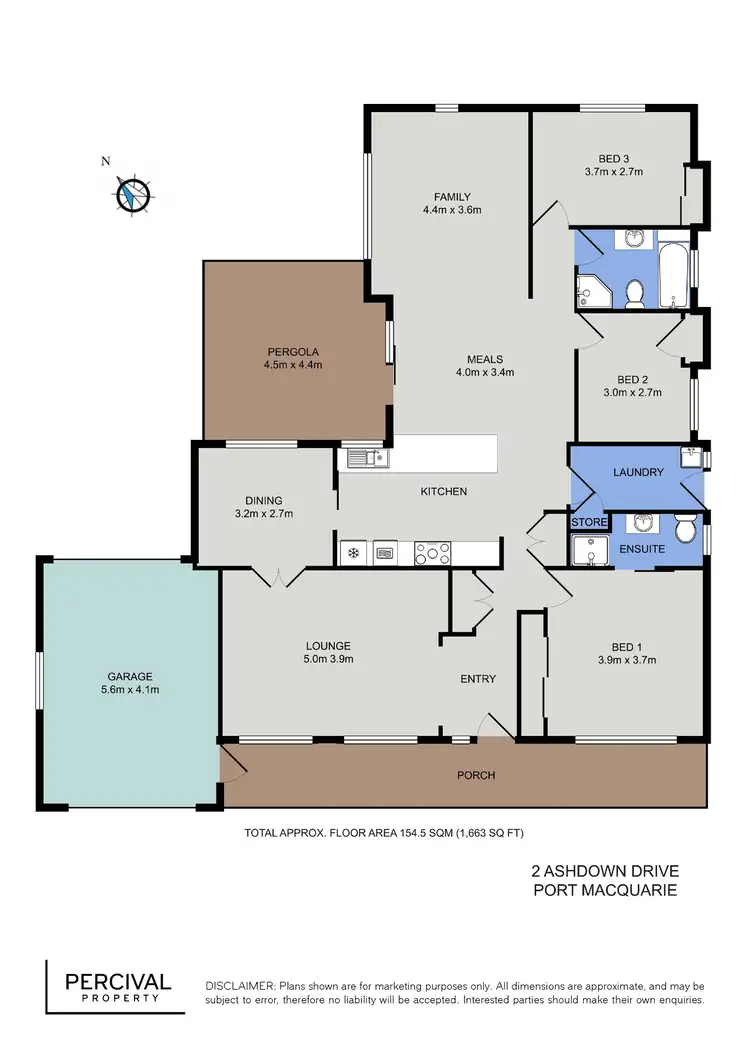 Floorplan of Homely house listing, 2 Ashdown Drive, Port Macquarie NSW 2444
