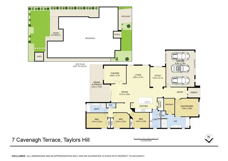 Floorplan of Homely house listing, 7 Cavenagh Terrace, Taylors Hill VIC 3037