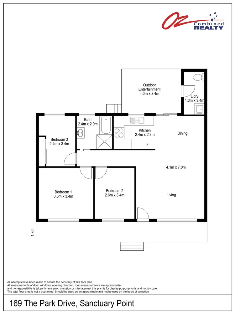 Floorplan of Homely house listing, 169 The Park Drive, Sanctuary Point NSW 2540