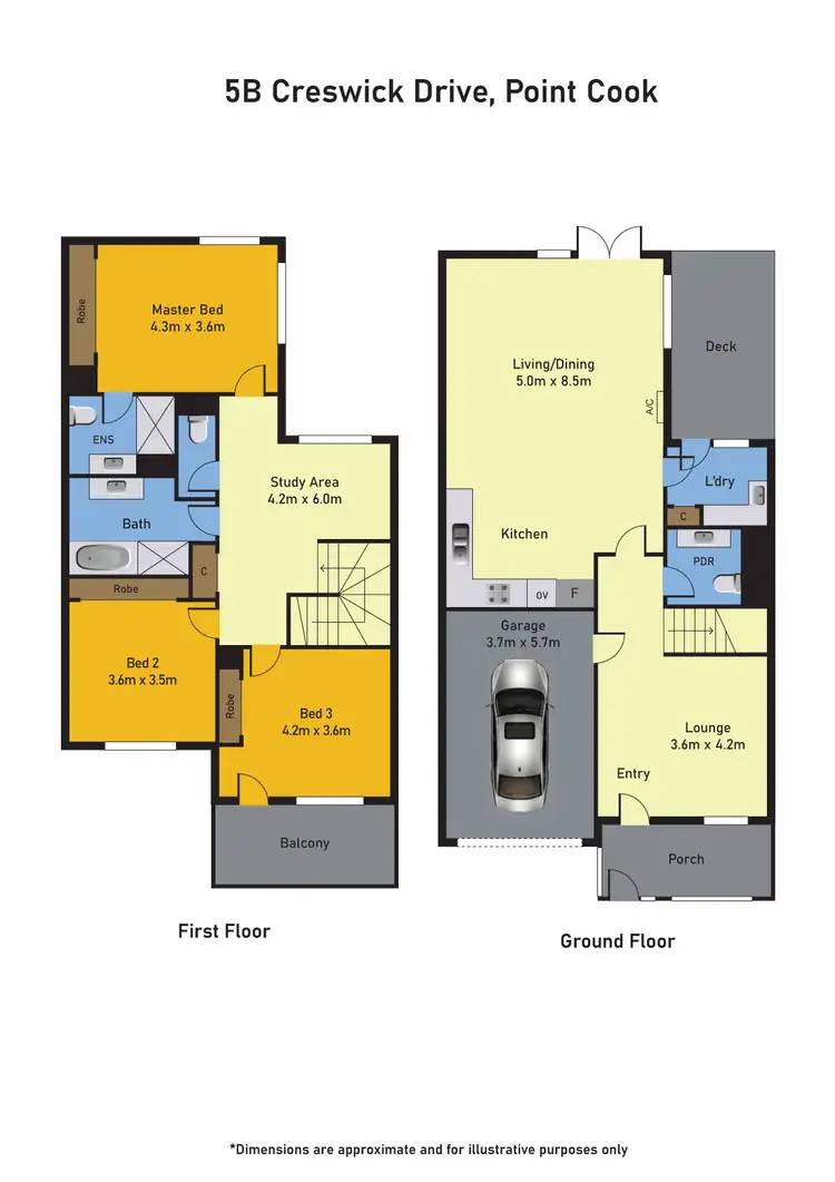 Floorplan of Homely house listing, 5B Creswick Drive, Point Cook VIC 3030