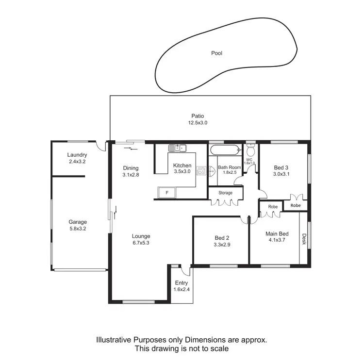 Floorplan of Homely house listing, 50 Carnation Drive, Mooroobool QLD 4870