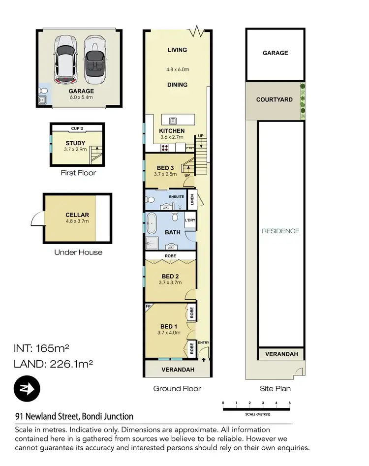 Floorplan of Homely house listing, 91 Newland Street, Bondi Junction NSW 2022