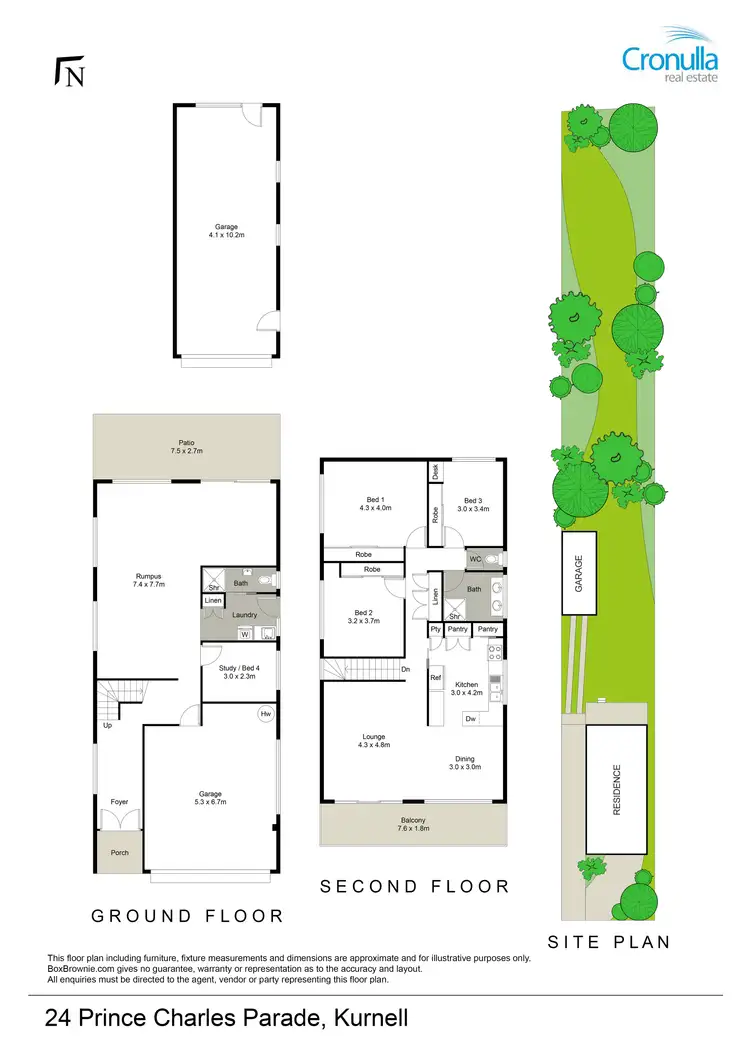 Floorplan of Homely house listing, 24 Prince Charles Parade, Kurnell NSW 2231