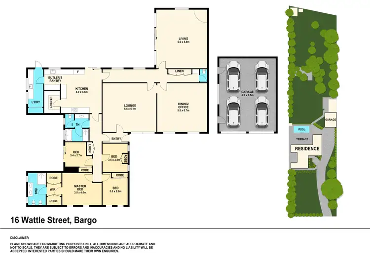 Floorplan of Homely house listing, 16 Wattle Street, Bargo NSW 2574