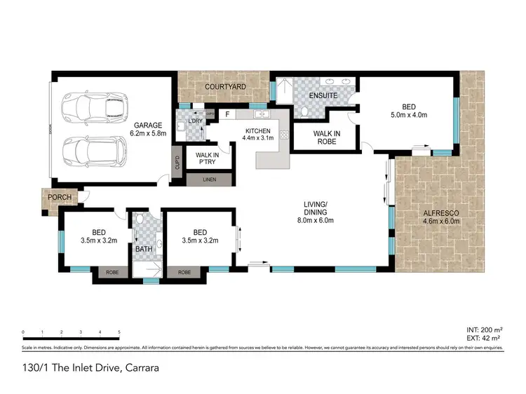 Floorplan of Homely retirement listing, 130/1 The Inlet Drive, Carrara QLD 4211