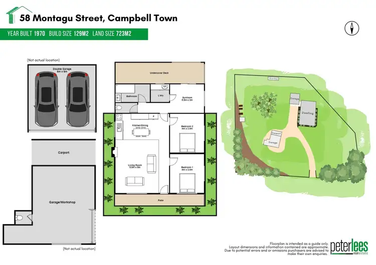 Floorplan of Homely house listing, 58 Montagu Street, Campbell Town TAS 7210