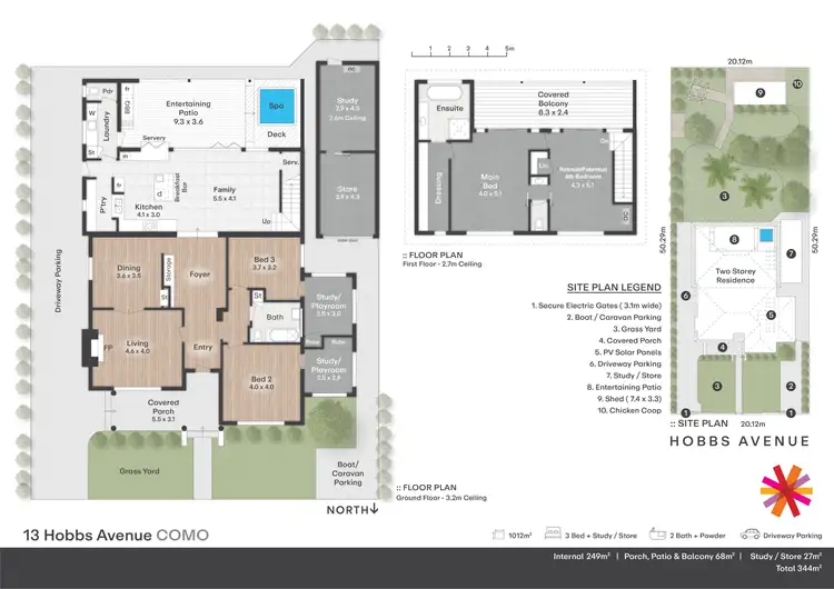 Floorplan of Homely house listing, 13 Hobbs Avenue, Como WA 6152
