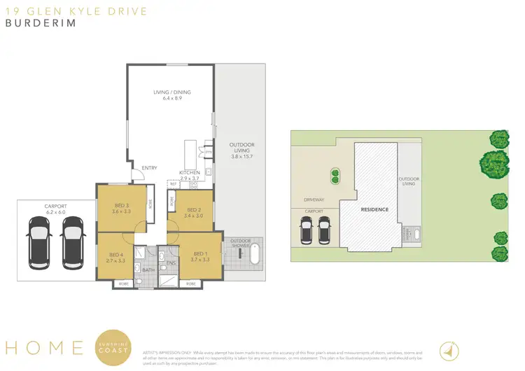 Floorplan of Homely house listing, 19 Glen Kyle Drive, Buderim QLD 4556
