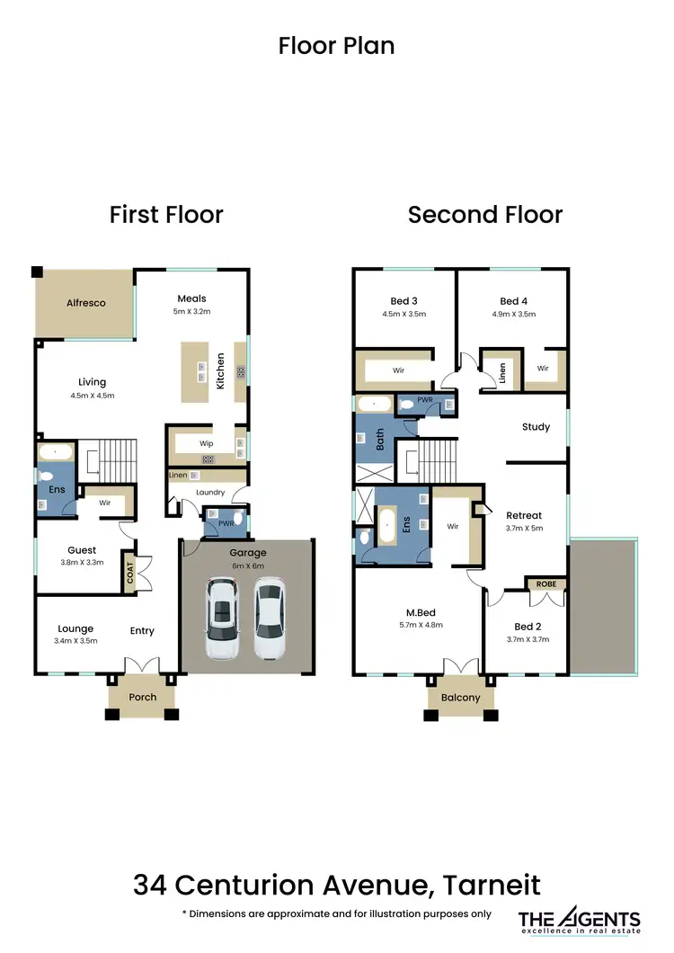 Floorplan of Homely house listing, 34 Centurion Avenue, Tarneit VIC 3029