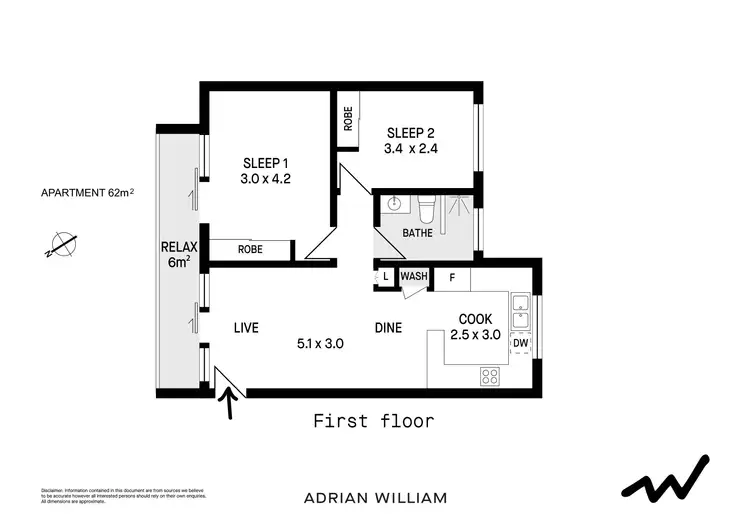 Floorplan of Homely apartment listing, 4/19 Sloane Street, Summer Hill NSW 2130