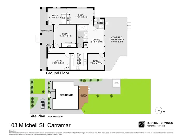 Floorplan of Homely house listing, 103 Mitchell Street, Carramar NSW 2163