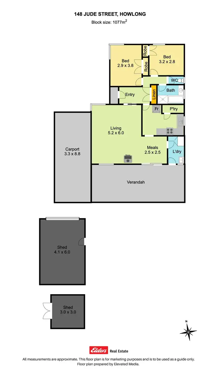 Floorplan of Homely house listing, 148 Jude Street, Howlong NSW 2643