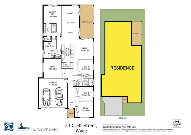Floorplan of Homely house listing, 23 Craft Street, Wyee NSW 2259
