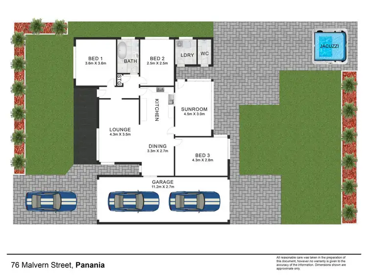 Floorplan of Homely house listing, 76 Malvern Street, Panania NSW 2213