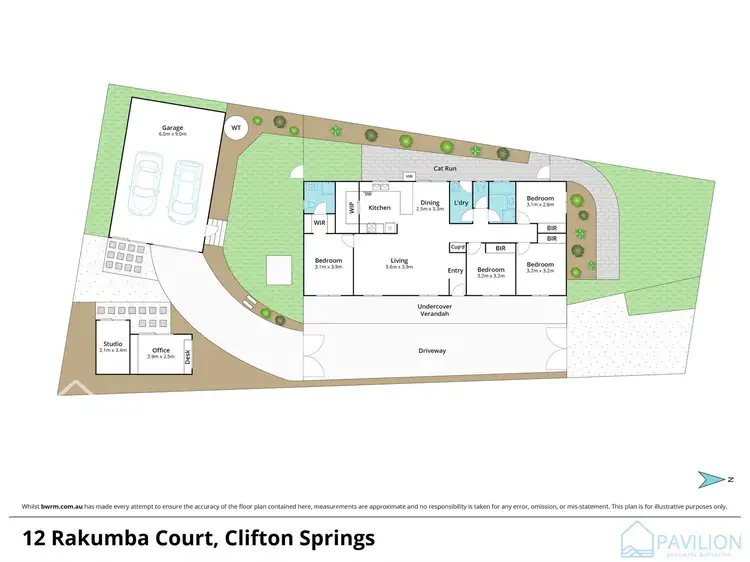 Floorplan of Homely house listing, 12 Rakumba Court, Clifton Springs VIC 3222