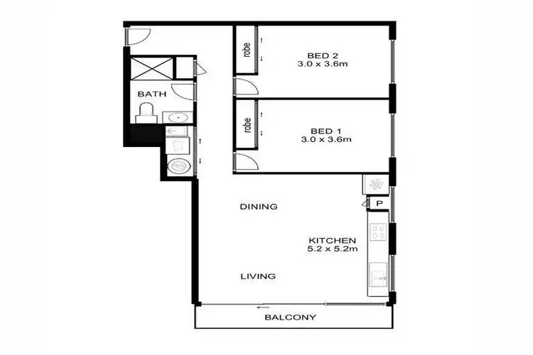 Floorplan of Homely unit listing, 62/3 McLennan Street, North Lakes QLD 4509