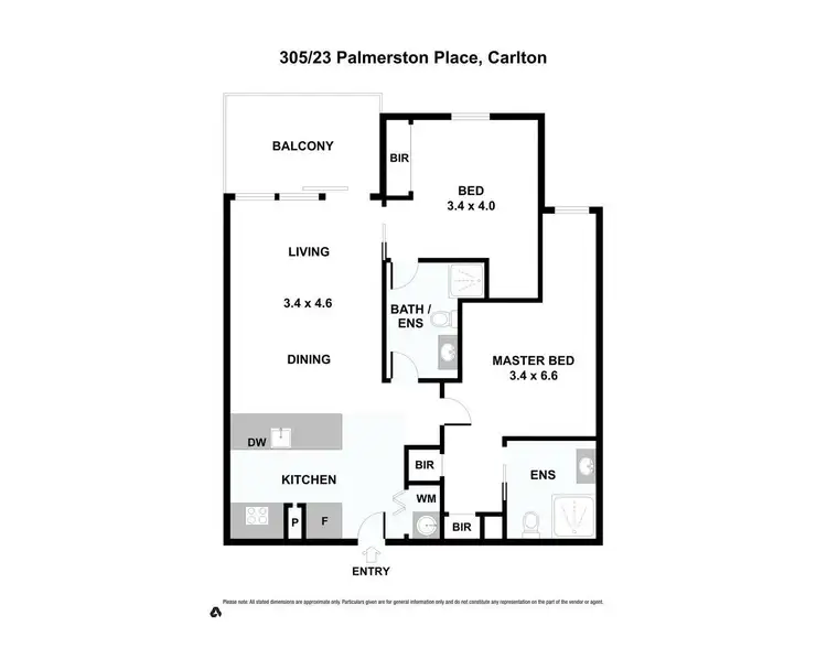 Floorplan of Homely apartment listing, 305/23 Palmerston Street, Carlton VIC 3053