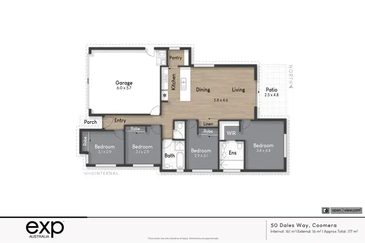 Floorplan of Homely house listing, 50 Dales Way, Coomera QLD 4209