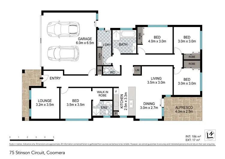 Floorplan of Homely house listing, 75 Stinson Circuit, Coomera QLD 4209