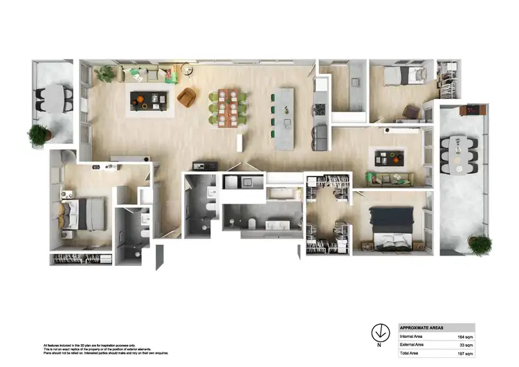 Floorplan of Homely apartment listing, 1504/509 Hunter Street, Newcastle NSW 2300