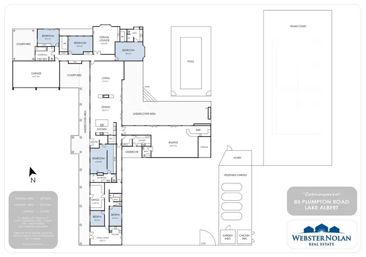 Floorplan of Homely rural property listing, 85 Plumpton Road, Lake Albert NSW 2650