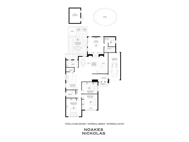 Floorplan of Homely house listing, 49 Folkestone Road, South Brighton SA 5048