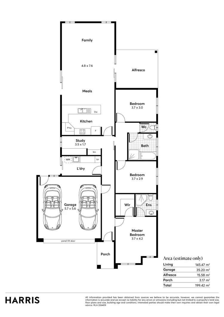 Floorplan of Homely house listing, 46 Warwick Avenue, Kurralta Park SA 5037