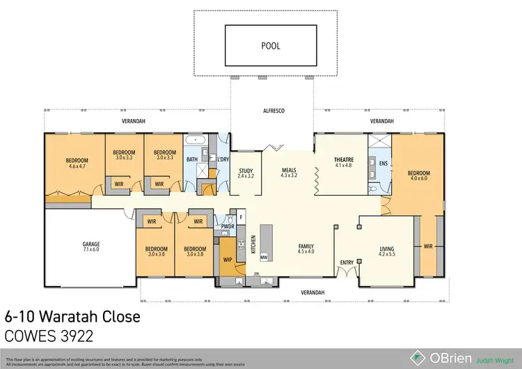 Floorplan of Homely house listing, 6-10 Waratah Close, Cowes VIC 3922