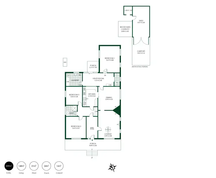Floorplan of Homely house listing, 12 Woodside Road, Lobethal SA 5241
