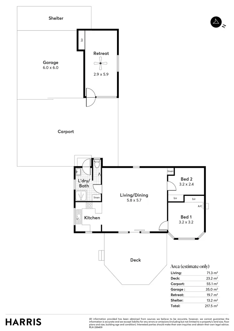 Floorplan of Homely house listing, 105 Island View Drive, Clayton Bay SA 5256