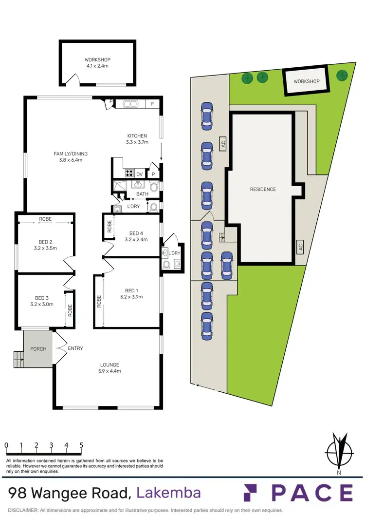 Floorplan of Homely house listing, 98 Wangee Road, Lakemba NSW 2195