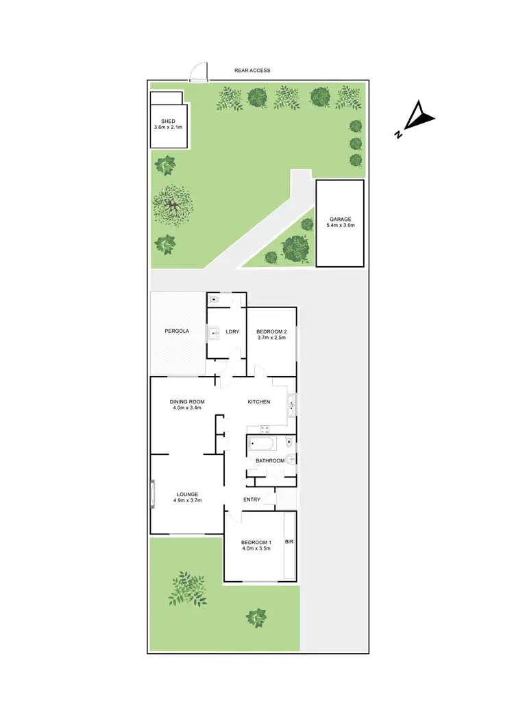 Floorplan of Homely house listing, 11 Hawthorn Avenue, Belmont VIC 3216