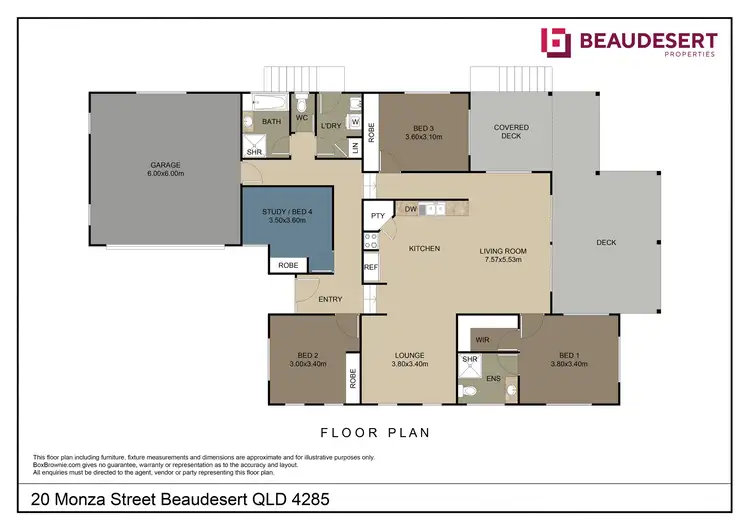 Floorplan of Homely house listing, 1/20 Monza Street, Beaudesert QLD 4285