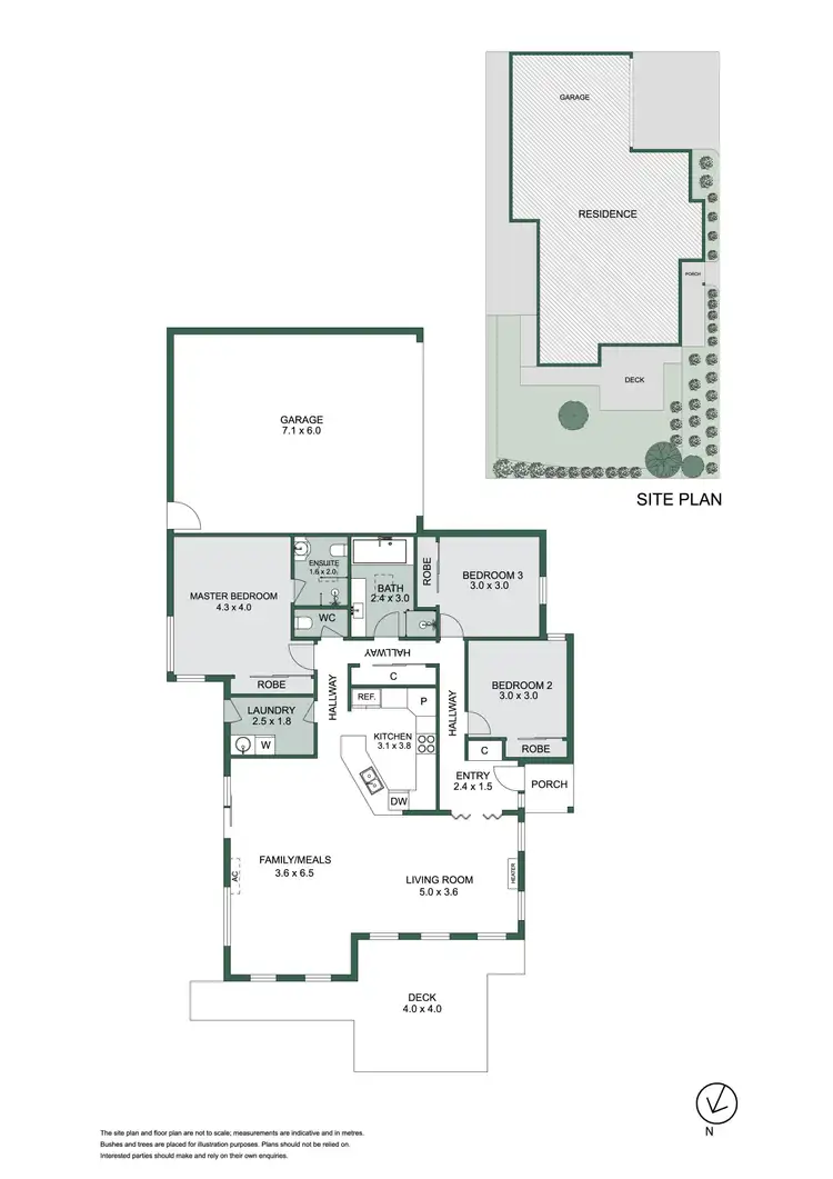 Floorplan of Homely unit listing, 1/273 Bayview Road, Mccrae VIC 3938