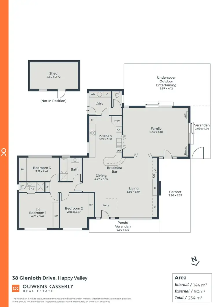 Floorplan of Homely house listing, 38 Glenloth Drive, Happy Valley SA 5159