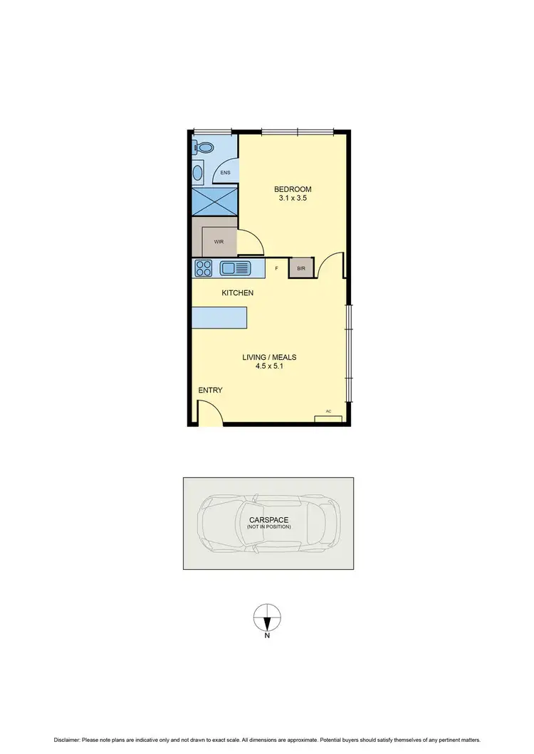 Floorplan of Homely apartment listing, 15/158 Napier Street, Essendon VIC 3040