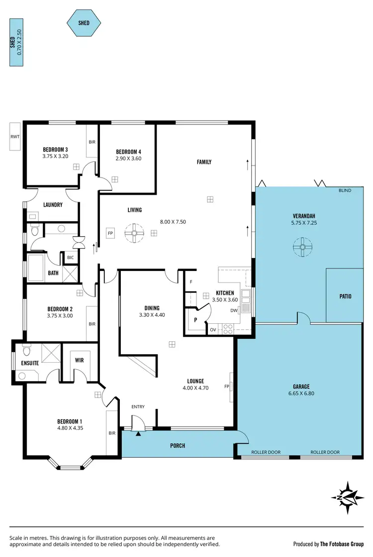 Floorplan of Homely house listing, 60 Pegasus Drive, Woodcroft SA 5162