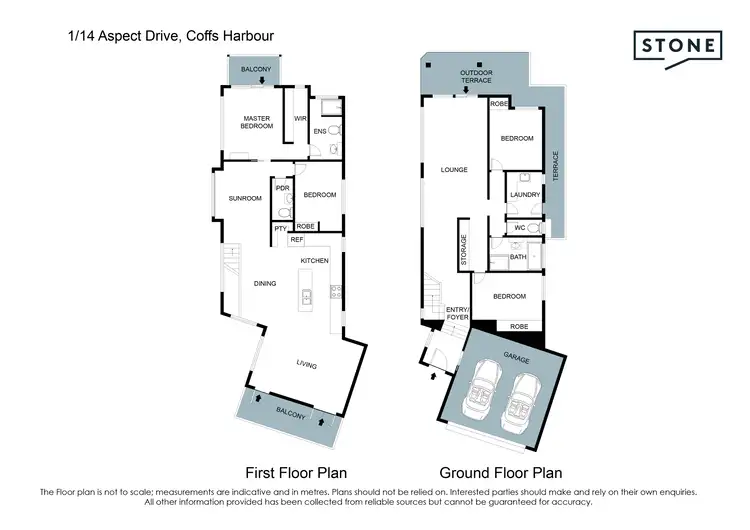 Floorplan of Homely house listing, 1/14 Aspect Drive, Coffs Harbour NSW 2450