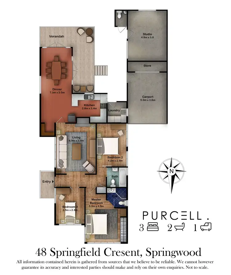 Floorplan of Homely house listing, 48 Springfield Crescent, Springwood NSW 2777