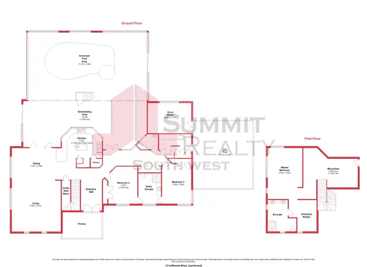 Floorplan of Homely house listing, 13 Lofthouse Drive, Leschenault WA 6233