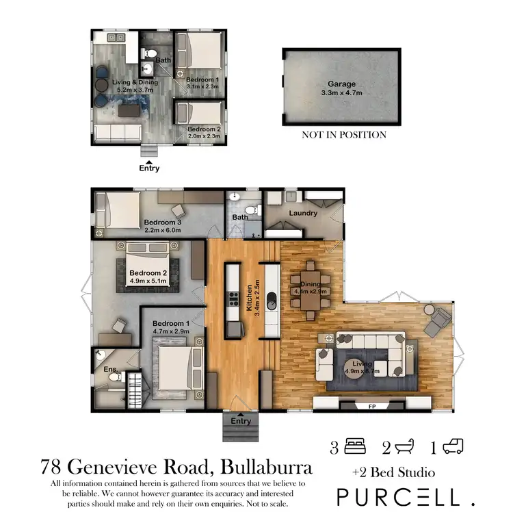 Floorplan of Homely house listing, 78-80 Genevieve Road, Bullaburra NSW 2784