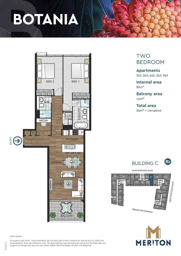 Floorplan of Homely apartment listing, 642/1B Betty Cuthbert Avenue, Sydney Olympic Park NSW 2127