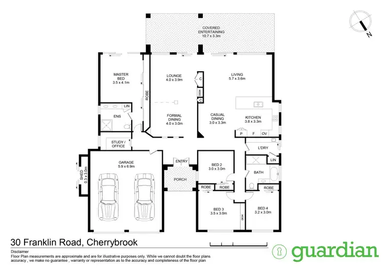 Floorplan of Homely house listing, 30 Franklin Road, Cherrybrook NSW 2126