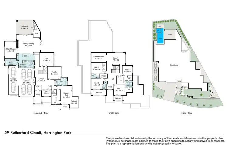 Floorplan of Homely house listing, 59 Rutherford Circuit, Harrington Park NSW 2567